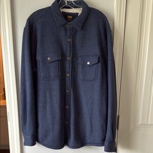 NWOT Lee Blue Button-Up jacket